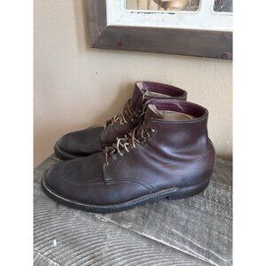 VTG Alden 405 Indy Boots Brown Leather Men's 11.5 AA/B Canvas Lined Made in USA